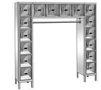 Stock Lockers Safety-View & Safety-View Plus Stock Lockers Color: Parchment [PT] Lockers are painted the same color throughout Safety-View & Safety-View Plus stock lockers are