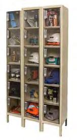 Stock Lockers Digitech Safety-View Plus Stock Lockers Color: Parchment [PT] Lockers are painted the same color throughout Safety-View Plus stock lockers are available to ship
