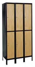 Lockers without legs are available at a nominal charge legs Stock Lockers Single Tier 1-Wide Single Tier 3-Wide 12x18x72 UW1288-1MEW $663.