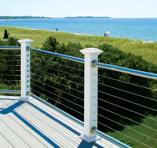 However, tlantis Rail Systems can supply custom heights/lengths upon request. etween Posts Length tlantis Rail Systems recommends staying within 4 section lengths to maintain structural integrity.