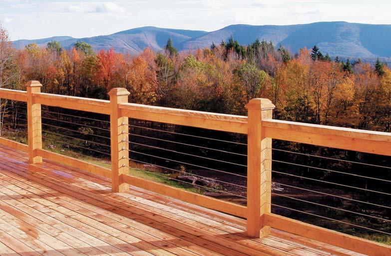 RILESY TM LE RILING PRODUT INFORMTION Straight Sections tlantis Rail offers standard railing heights of 36" or 42" for straight sections.