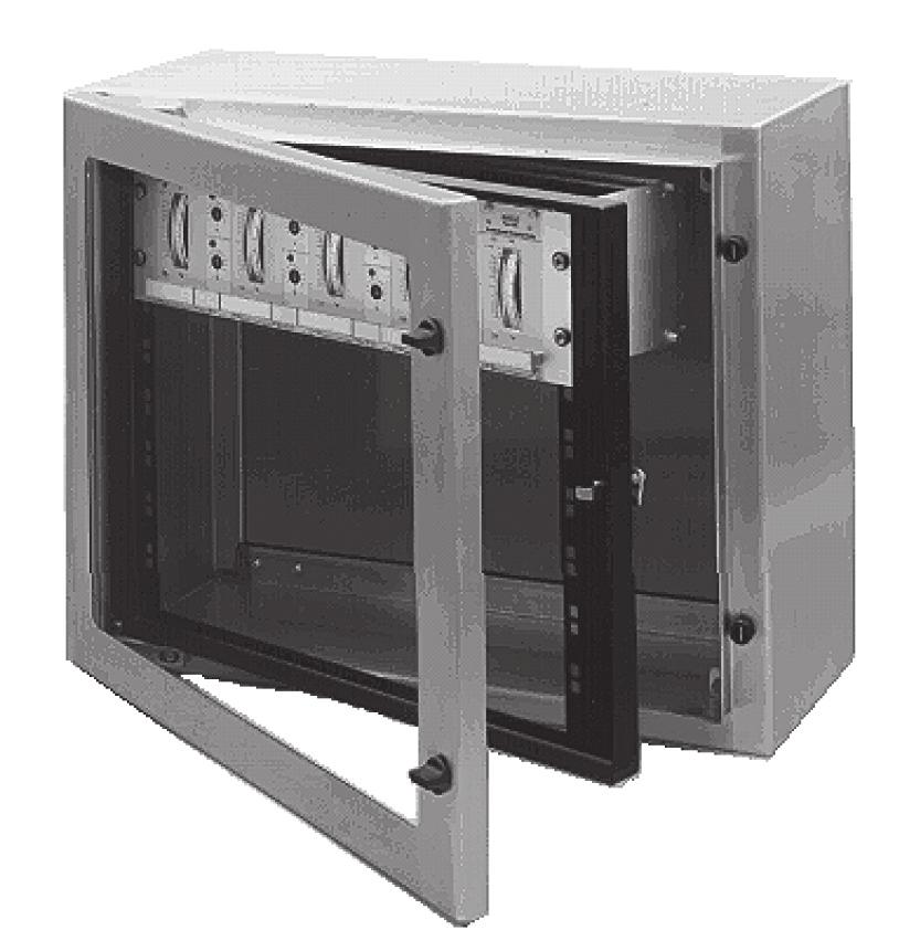 Stainless steel enclosures with swing frame Mounting plates Type 412 mounting plate is used for right side mounting of the 2822 module in a plastic junction box or other enclosures.