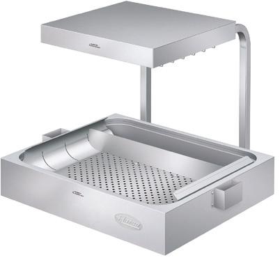 Sectional divider (standard with GRFHS-21 and GRFHS-PT26 only) Scoop holder (standard on GRFHS-PT26 and GRFHS-PTT21, scoop not included) FRY RIBBONS LINK Slotted holding bin (GRFHS series only)