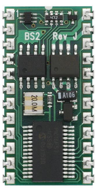 Microcontroller: BASIC Stamp 2 (BS2) Specifications of interest: Good know-how by the team s