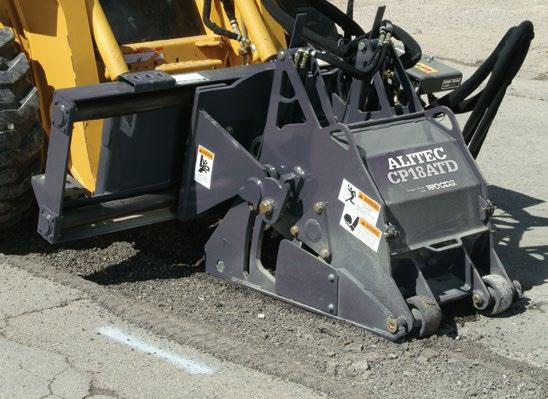 Cold Planers Manual controls attach to any skid steer Cut asphalt and concrete with the same machine Optional water kit increases tool life by 20- to 30-percent Easy to maneuver, great for bridge