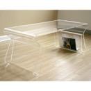 Silver Side Table 20 D x 24 H 1 $30 Hourglass White Side Table 16 D x