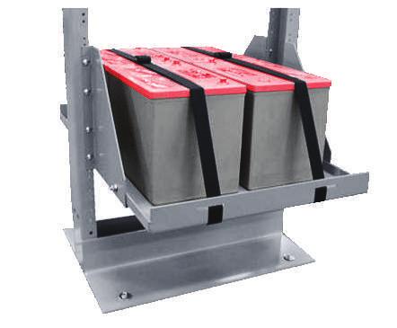 BT Battery Tray Battery Tray La Marche Relay Rack Mounted Battery Trays are beneficial if floor space is confined and batteries are to be mounted directly in the DC power system equipment racks