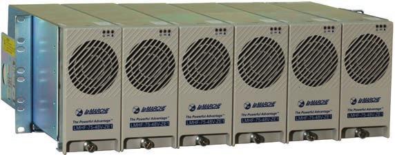 ISO 9001:015 CERTIFIED LMHF La Marche High Frequency Modular Switchmode Rectifier System Unit Shown: LMHF-75-8V with Modules & Shelf The La Marche model LMHF (La Marche High Frequency) is a RU