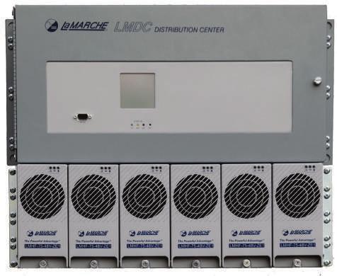 LMPS 100/600 La Marche Modular Power System Modular Power System -8V or +V up to 100A The LMPS is specifically designed as an all in one solution that integrates our High Frequency rectifiers with