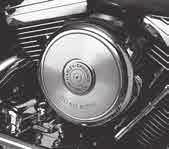 Wrinkle Black ENGINE TRIM 477 Derby, Point & Air Cleaner Covers B. HARLEY-DAVIDSON MOTOR CO. AIR CLEANER INSERT This collection personifies Harley style.