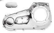 Chrome Transmission Top Cover 34469-06B Fits 06-later Dyna, 07-later Softail and Touring models.