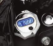 D. OIL LEVEL AND TEMPERATURE DIPSTICK CHROME (DYNA SHOWN) D. OIL LEVEL AND TEMPERATURE DIPSTICK CHROME (SOFTAIL SHOWN) D.
