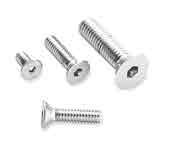 CHROME FLAT-HEAD SCREWS When the details matter, even your screws are chromed.