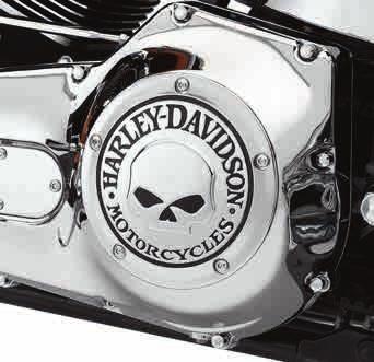 470 ENGINE TRIM Derby, Point & Air Cleaner Covers A. WILLIE G SKULL COLLECTION Add a little attitude to your ride.