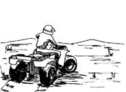 Wide Turns About 20% of ATV accidents happen during turns.