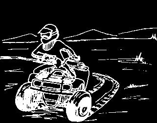 If shifting your weight and balance aren t enough to keep the ATV tires on the ground, straighten out the handlebars as much as you can. 5.
