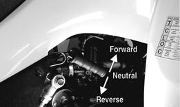 When turning the valve to any of the three positions, be sure the indicator is pointed directly at the position desired. Never leave the valve in the ON or RES position when the engine is not running.