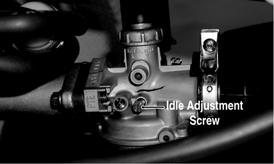 Engine Idle RPM Adjustment To properly adjust the idle, a tachometer is necessary. If one is not available, take the ATV to an authorized Arctic Cat ATV dealer. To adjust idle RPM: 1.