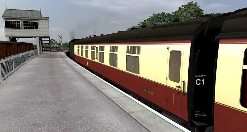 2.4 Mk1 Coaches RailWorks Falmouth Branch Also provided in this add-on are new Mk1 coaches which have been remodelled from scratch.