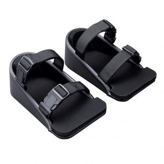 Foot Supports Shoe Holders Shoe Holder Holds the foot securely in position with Velcro strap adjustment Pads included for added comfort and easy to remove for cleaning with Velcro attachment