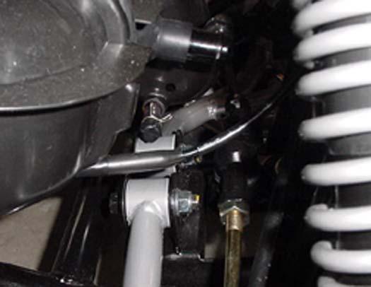 . The Oil pump cable is located on the right hand side of the engine just above the (RH) A-arm Oil Pump Cable Location To reduce the oil flow you must