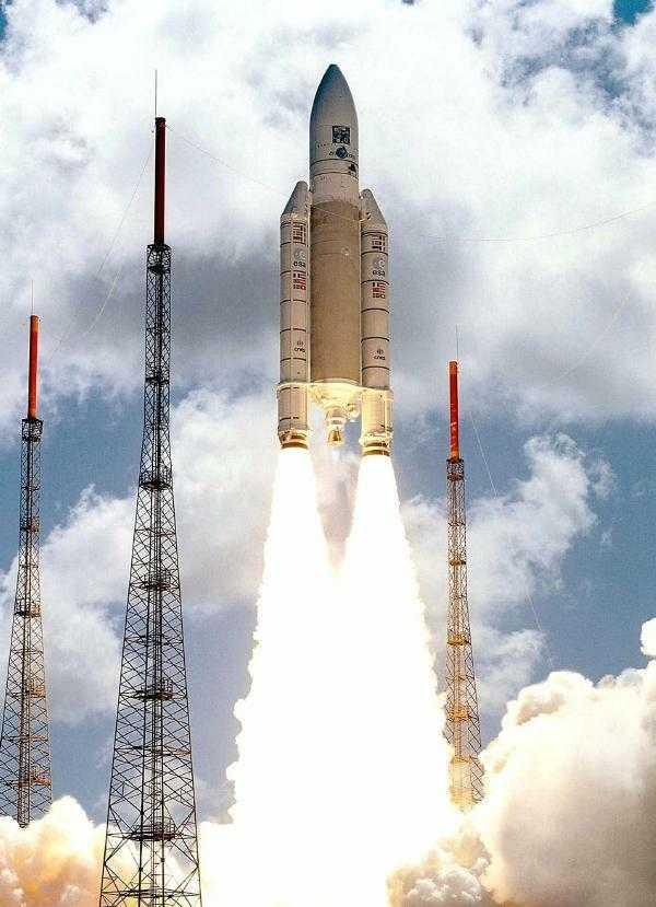 Present: Ariane 5 (France) Thrust: Fueled Weight: Payload to Orbit: Cost per launch: