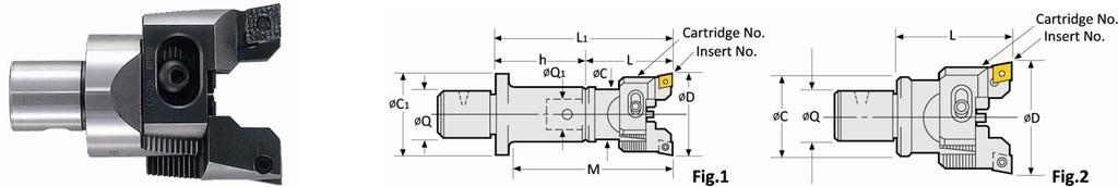 Please specify appropriate boring heads for centre-through C coolant supply MODULAR TYPE ZMAC BORING HEAD - Finishing ø16mm to ø70mm MODULAR TYPE ZMAC BORING HEAD CAPABILITIES & SPECIFICATIONS