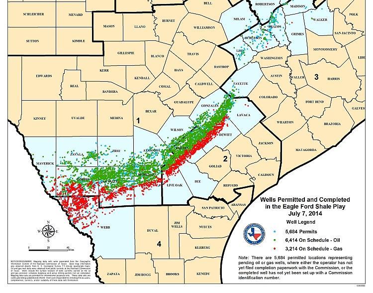 San Antonio Oil and gas Eagle Ford Shale Objectives Data and methods Preliminary results