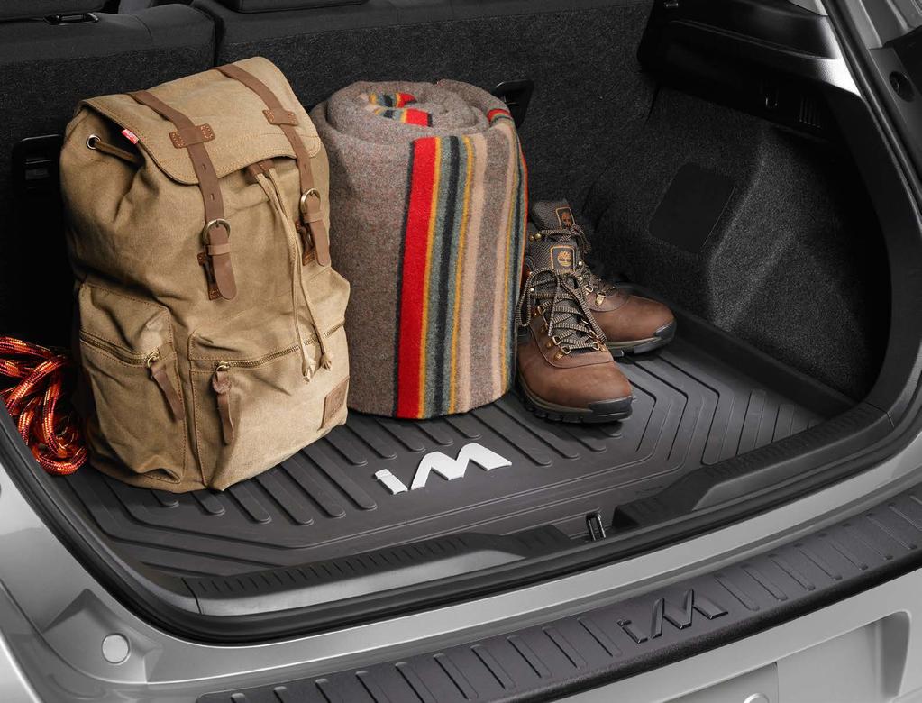 Cargo Tray Made of durable, easy-to-clean material, this flexible cargo tray allows you to carry a wide variety of items and helps