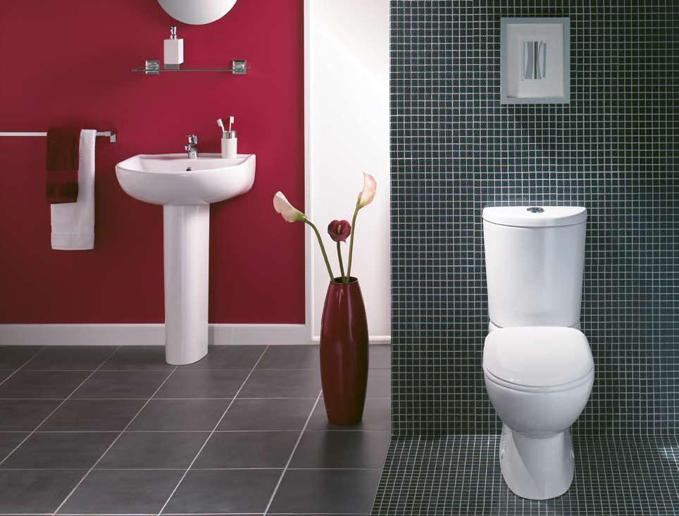 Simply beautiful are two words that sum up all the designs in the Impulse Bathrooms range.