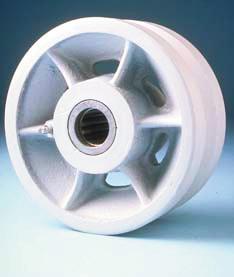 WHEELS SERIES 200 V-GROOVE to 4,000 lbs. V-Groove wheels are designed to move heavy loads on inverted angle iron tracks without destroying floor surfaces.