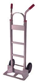 Type Frame Extension Overall Overall Aluminum Handtrucks with Stairclimbers FBAL14-SC-8ACRT Rubber/Mold-On 8 x 1-5/8 N/A 17 52 25 500 FBAL14-SC-10FPN Full Pneumatic 10 x 3-1/2 N/A 21 52 28 600