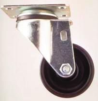 CASTERS SERIES 03/13 LIGHT / MEDIUM-DUTY to 300 lbs. These are easy-rolling casters, cold-formed for extra strength and rigidity. Rugged king pin construction.