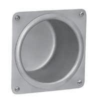 SECURITY ACCESSORIES 3-1/2" (89 mm) 7" (178 mm) MODEL SA12 Front-mounted, recessed, roll toilet tissue holder is one-piece, drawn construction with welded front flange plate.