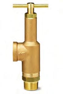 with adjustable relief valves that return excess liquid back to the liquid source or pump inlet Pressure Relief Regulating Valve Options 23120 1/2", 3/4"
