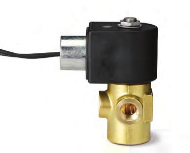 accessories Solenoid Valves Solenoid Valves On/off flow control in automatically operated systems ependable performance in air and liquid lines with temperatures from 40 to 165 F (5 to 75 C) Ten