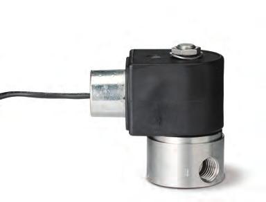 electrostatically powder-coated enclosure Stainless steel pilot orifice helps eliminate premature leaking and increases service life in high flow velocity situations Floating plungers automatically