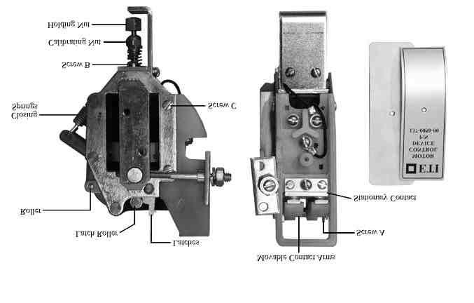 Figure 13 Motor Control Device I. Motor Control Device The motor control device is mounted in the lower left-hand side of the closing mechanism assembly (see Figure 2).