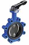With any type of actuation Full lug, 75/41 Series 75/20 Centric butterfly valve with fixed