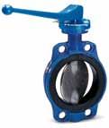 gearbox DN 250-300 Series 820/00 Centric butterfly valve with loose liner Wafer DN 25-900 With