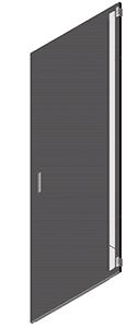 Solid Rear Door With Perforated Insert and Lock Kits Solid door with perforated insert provides security and blocks airflow to/from rackmount equipment in the cabinet when closed.