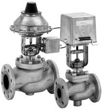 VBB Series Pressure Balanced Flanged 2-way Valves DN 50 DN 150 Fluid temp. limits +2 200 C* Nodular Iron PN 16 & 25, For water, glycol solutions (max 50%) or steam.