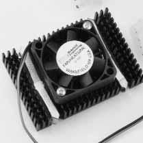 (9-AB) *Performance is for shrouded conditions. 9- will perform better than 9- in cases with bypass. 9-AB HEAT SINK AND CLIP ASSEMBLY Dimensions: in. (mm) Designed to fit a.