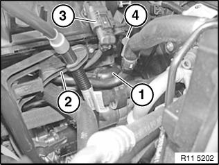 To ensure a correct ground connection, use only Original BMW replacement part.