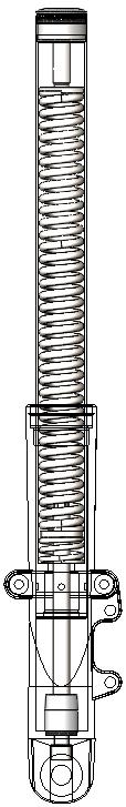 n For the left fork (referencing the illustrations below), drop the other supplied top-out spring into the fork-tube followed by the supplied Top-out Rod assembly.