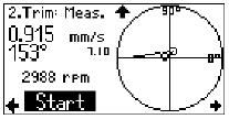 adjustments that have to be made). Attach the proposed trim mass at the specified angle and run the machine.
