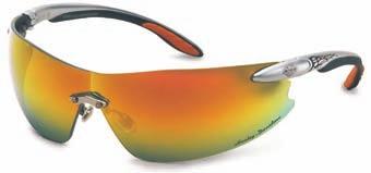 Eye & Face Protection 2013 CATALOG SAFETY EYEWEAR HD800 HD700 HD501 HD401 HD800 Series Double 9-base frameless design is lightweight at just 27 grams Silver temples feature trailing flame design and