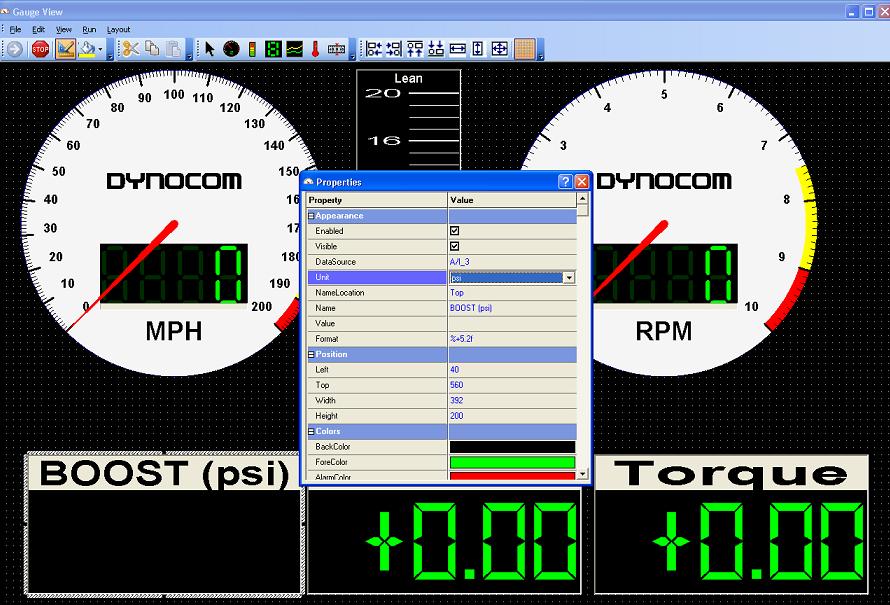 The boost sensor first has to be configured according to Figure 7 to use with Dynocom s dynamometer software.