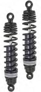 The Ultra Touring Shocks utilize all the suspension travel provided by these 13 eye to eye units but provide a 1 lowered ride height with the use of a Progressive rate main spring specifically
