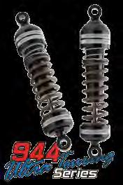 These shocks are High Pressure gas charged for consistent performance and come in a gloss black finish. 690181 944 Ultra Touring Shocks heavy duty for all Touring models from 80-14..........................................$759.